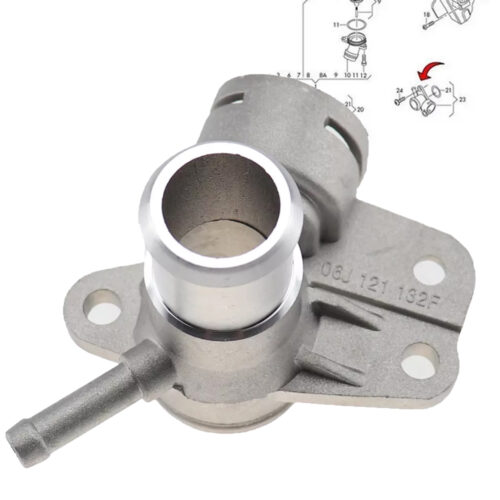 Conexão Flange De Água Cabeçote Tiguan Jetta Passat Audi - Imagem 4