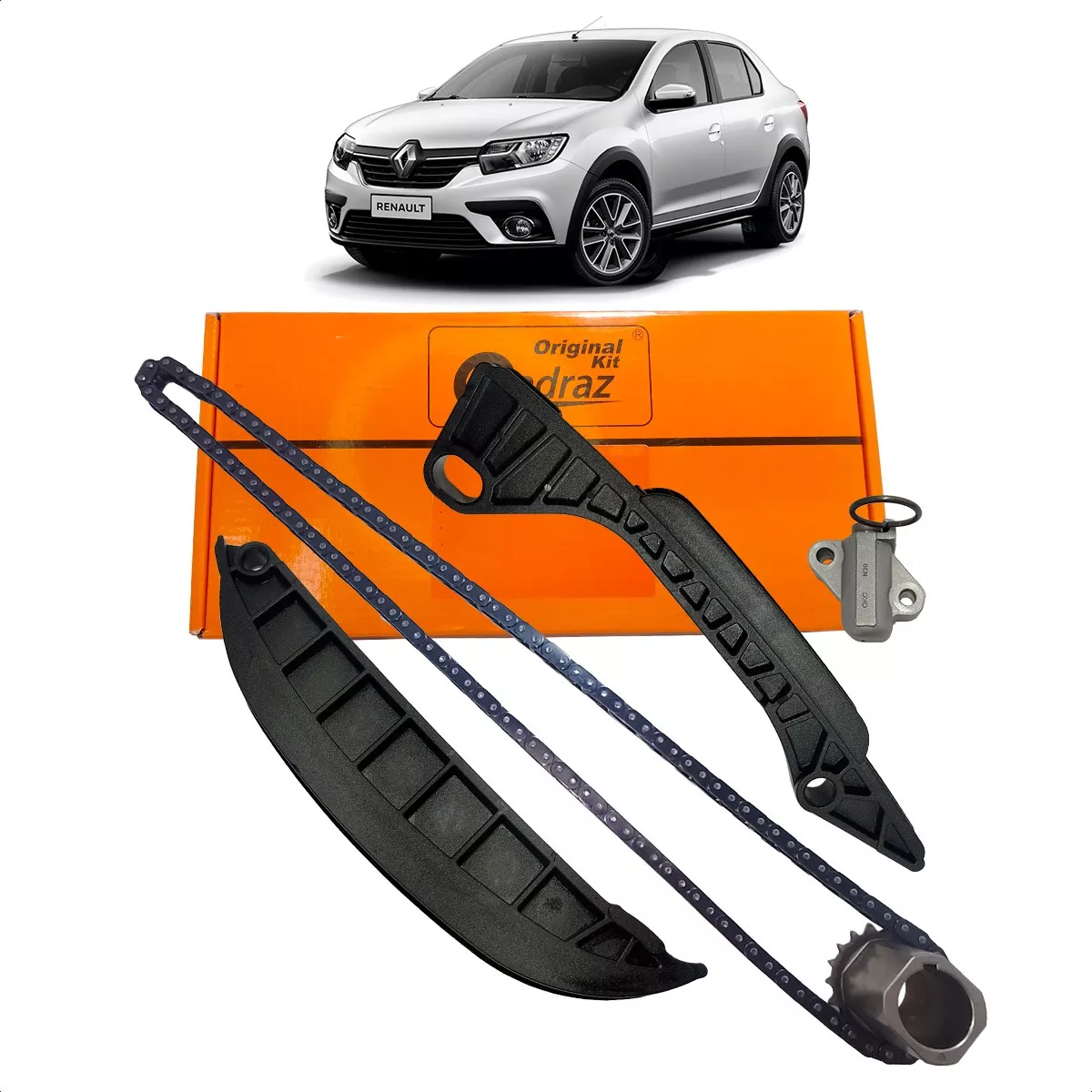 Kit Corrente Motor Sandero Logan 3 cil