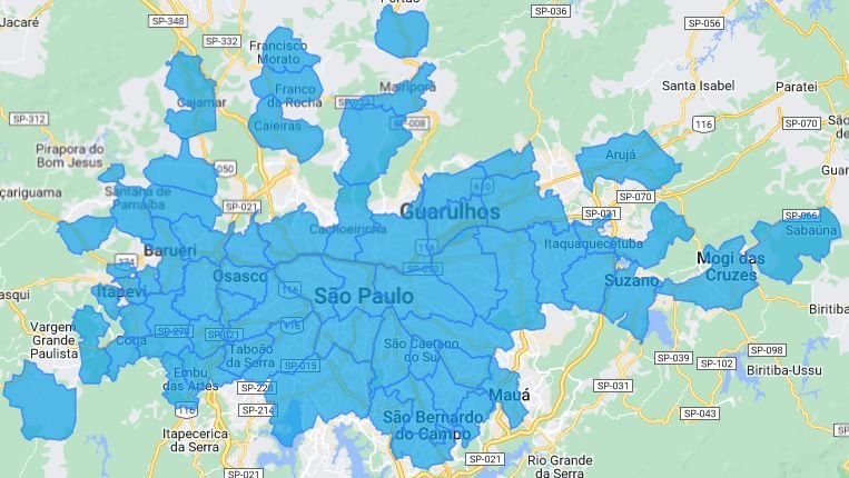 cobertura entraga nj parts grande são paulo