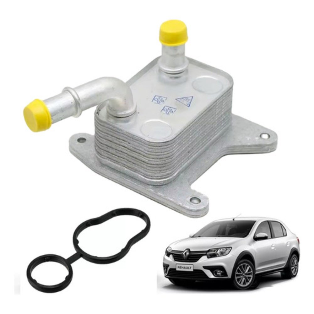 Resfriador De Oleo Motor Kwid Sandero Logan 1.0 12v - Imagem 2