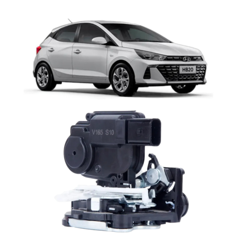 Fechadura Porta Eletrica Porta Traseira Lado Esquerdo Hb20 2012 A 2013