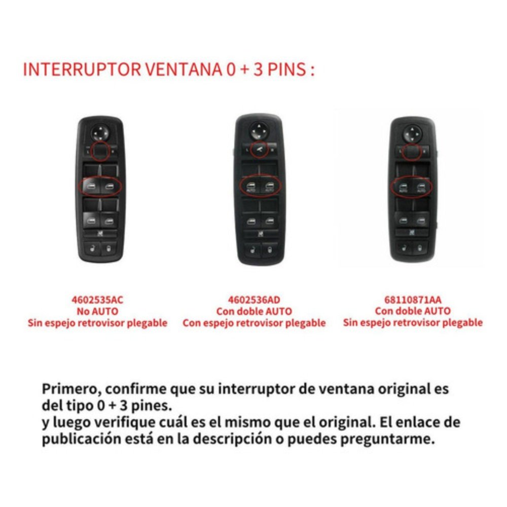 Comando Vidro Elétrico Jeep Cherokee Limited 3.7 V6 - Imagem 4