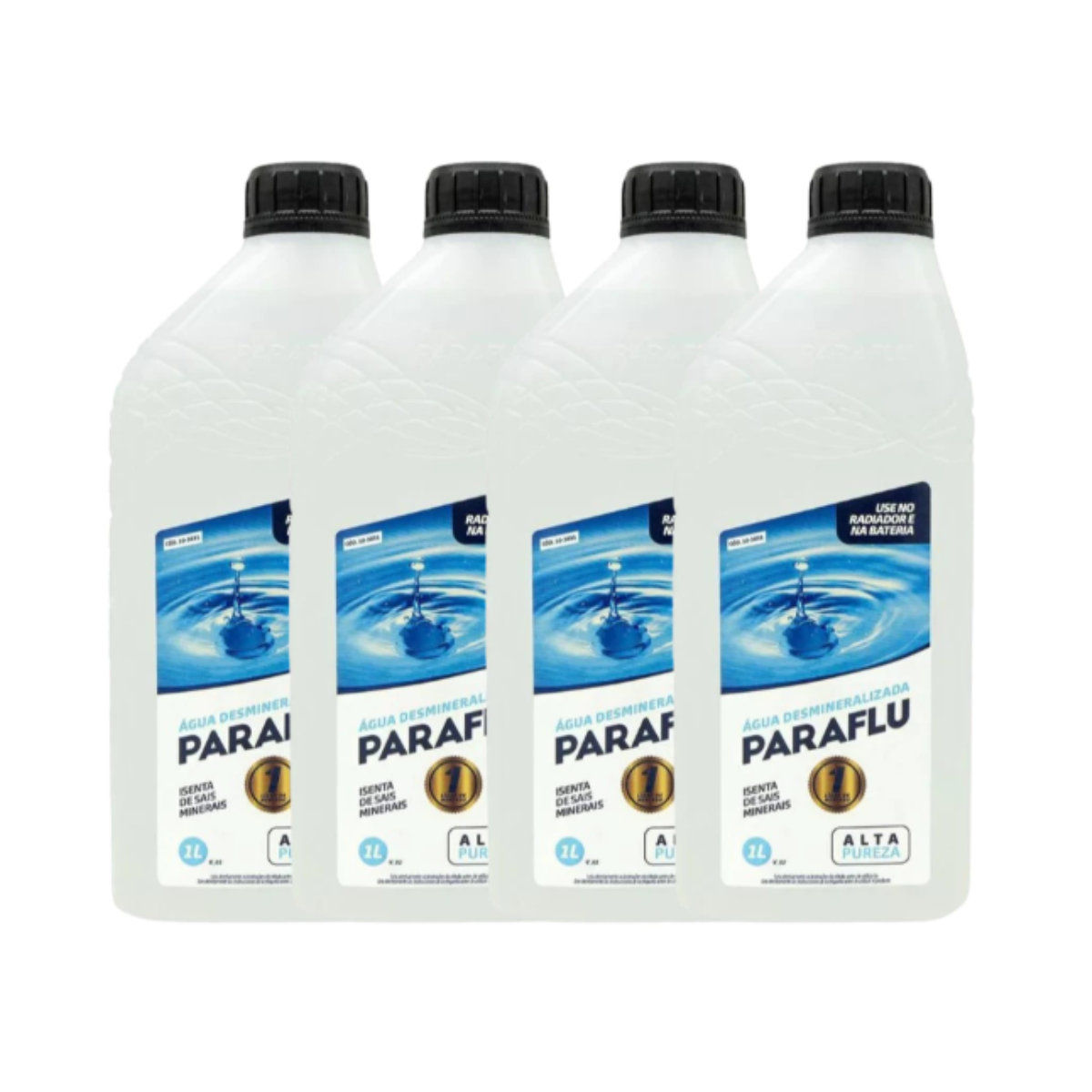Kit 4 Água Desmineralizada + 2 Aditivo Radiador Paraflu Rosa - Imagem 3