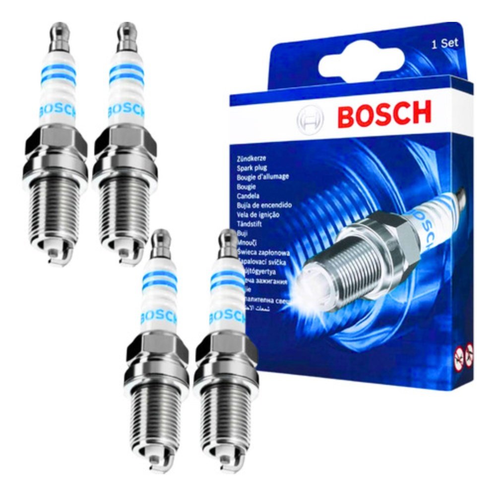 Jogo Velas Fox Gol Saveiro G4 G5 G6 G7 1.0 1.6 8v Flex Bosch - Imagem 2