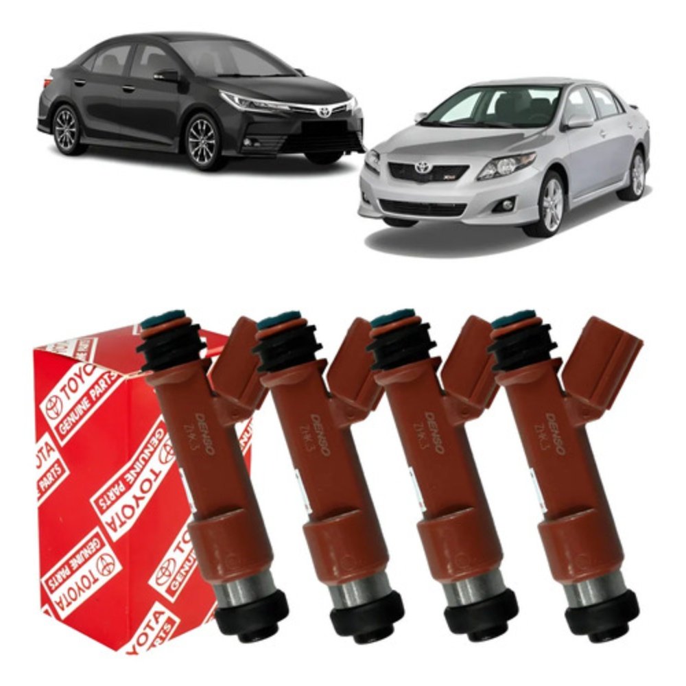 4x Bico Injetor Toyota Corolla 1.8 Flex De 2009 À 2013