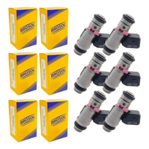 Kit Com 6 Bicos Injetores L200 Triton 3.5 V6 Flex Iwp218