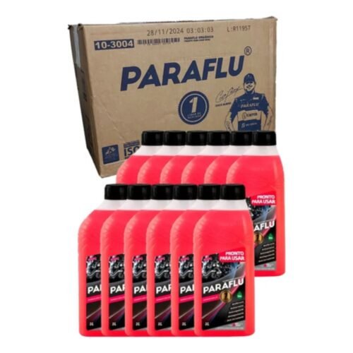 12 Aditivo Para Radiador Pronto Uso Paraflu Organico Rosa (caixa)
