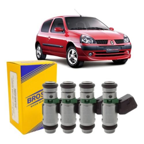 Jogo (4) Bico Inj Clio/scen1.616vpartn1.8 8v/fiat1.6 16v/vw