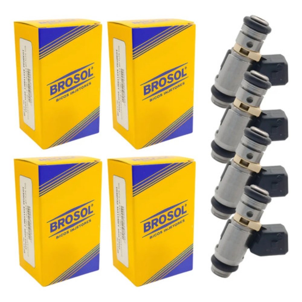 Kit 4 Bicos Injetor Iwp064 Strada Doblo Brava Siena Palio