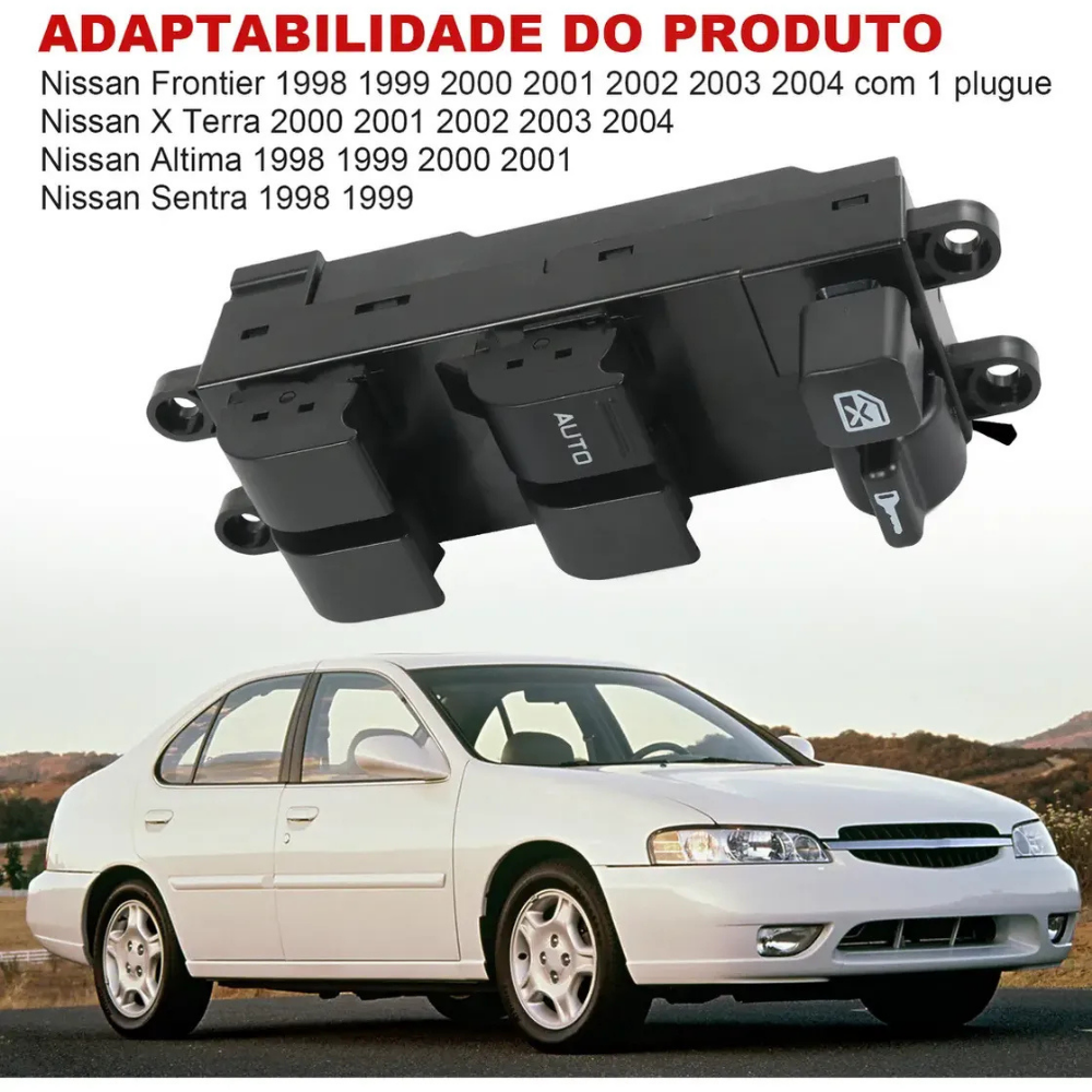 Botao Interruptor Vidro Eletrico Frontier De 2003 À 2007 - Imagem 4