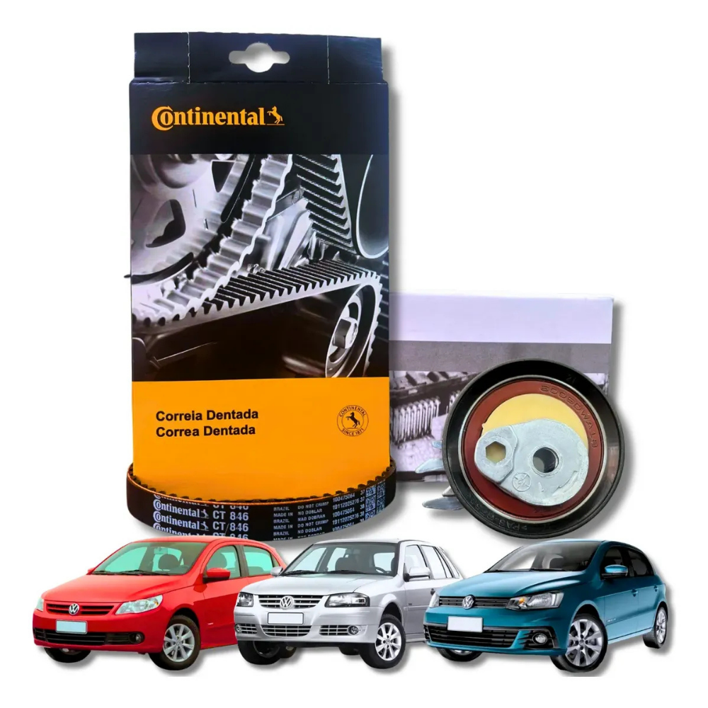 Kit Correia Dentada C/ Tensor Original Fox Gol Polo Golf