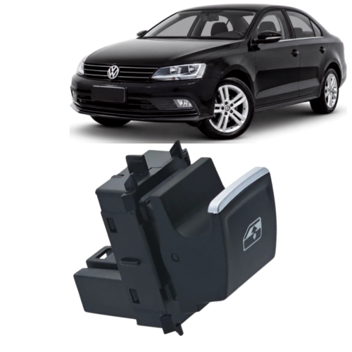 Botão De Vidro Eletrico Vw Golf Jetta Nivus T-cross Virtus