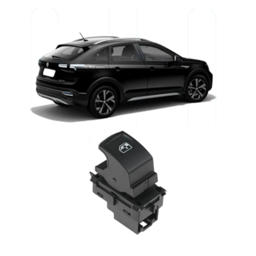 Botão De Vidro Eletrico Vw Golf Jetta Nivus Polo Passat